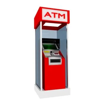 Atm. Illustrazione stock