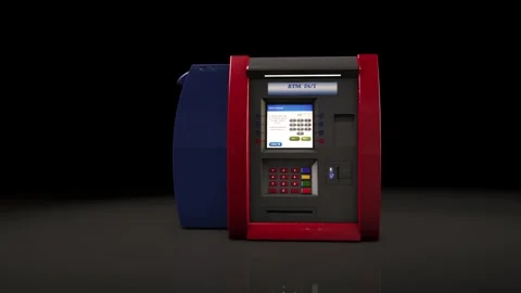 ATM Machine Stock Footage 303207803