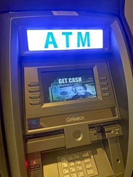 ATM Machine to get cash Stock Photos