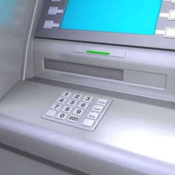 ATM machine Stock Illustration
