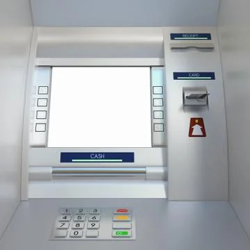 Atm machine Stock Illustration