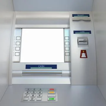 Atm machine Stock Illustration