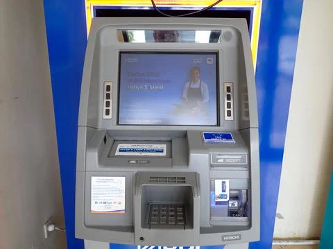 ATM machine 스톡 사진