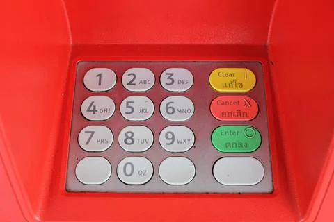 ATM number Stock Photos