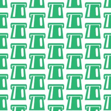 Atm pattern background Illustrazione stock