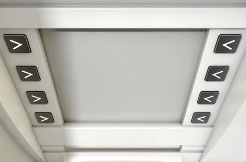 ATM Screen Blank Stock Illustration