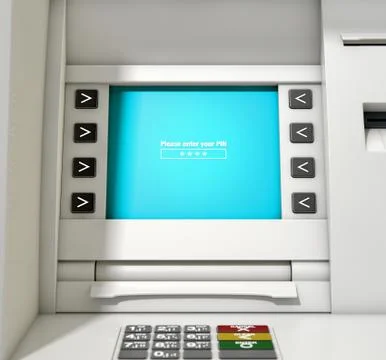 ATM Screen Enter PIN Code Stock-Illustration