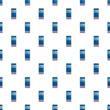 Atm services seamless pattern for financial transactions Illustrazione stock