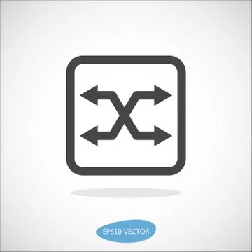 ATM Switch Icon - Isolated Vector Illustration Stock Illustration