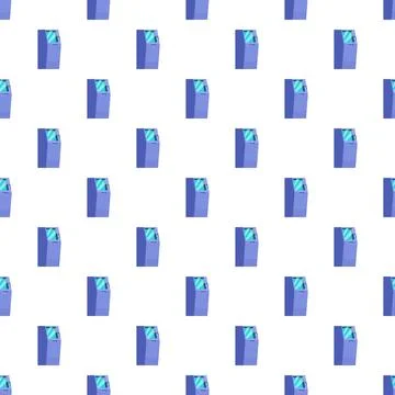 Atm terminal machine pattern for finance background 스톡 일러스트