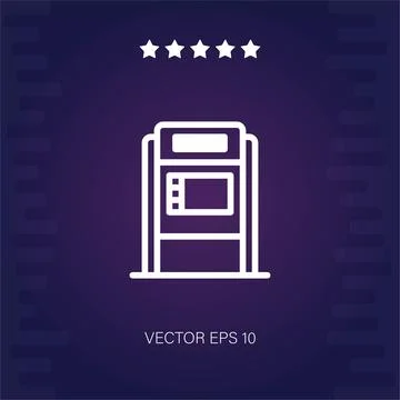 Atm vector icon Stock Illustration