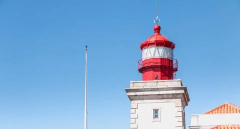 Atmosphere around the cabo de roca lighthouse, Portugal Stock Photos