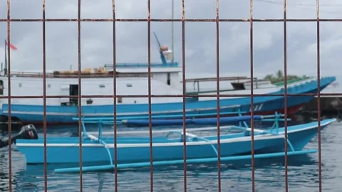 ATMOSPHERE ON THE BRIDGE Stock Footage 238585393