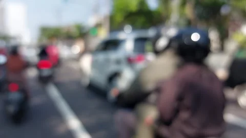 The atmosphere of a busy road Stock Footage 244517186