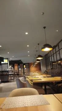 The atmosphere of the cafe Stock Photos