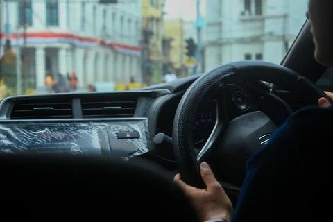 Atmosphere in the car Stock Photos