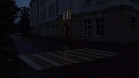 Atmosphere at a crossroads Stock Footage 316946623