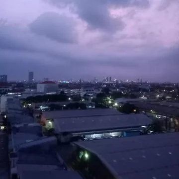ATMOSPHERE IN THE EVENING Foto stock