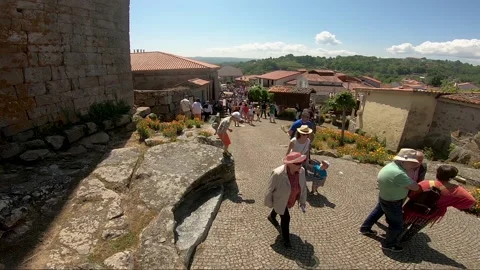 ATMOSPHERE OF GALICIAN PILGRIMAGE Stock Footage 99831201