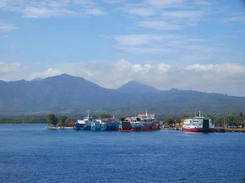 The atmosphere of harbour Foto stock