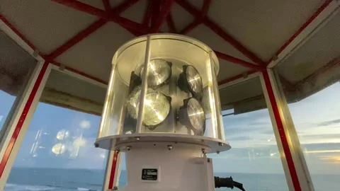 The atmosphere inside the lighthouse Stock Footage 296815313