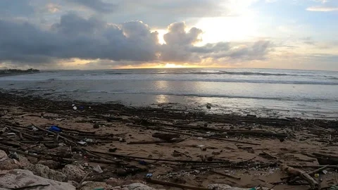 Atmosphere of Kuta beach Stock Footage 296461155