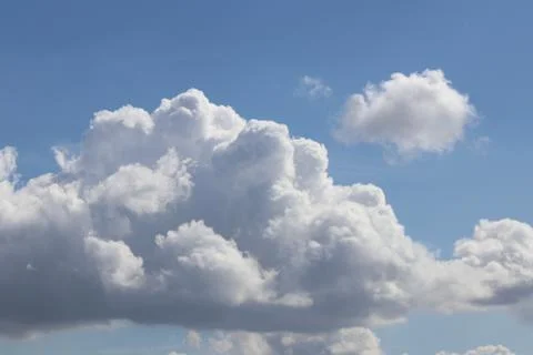 Atmosphere nature pattern. Sky cloudscape background. Clouds weather backdrop Foto stock