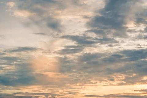 Atmosphere panorama Dramatic Sky Sunset Sunrise Dark orange rosy yellow blue Stock Photos