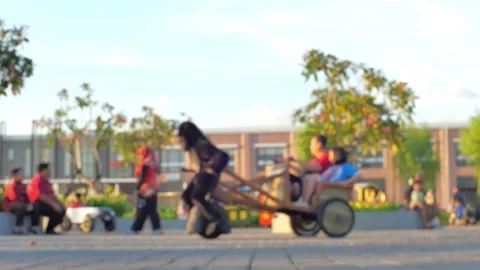 The atmosphere at the playground in the middle of the city. 스톡 동영상 319418761