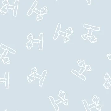 Atmosphere pressure line vector seamless pattern 스톡 일러스트