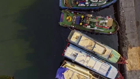 The Atmosphere Of Probolinggo-East Java Harbor In The Morning 動画素材 249881246