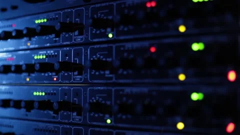 Atmosphere of the recording studio Stock Footage 96741706
