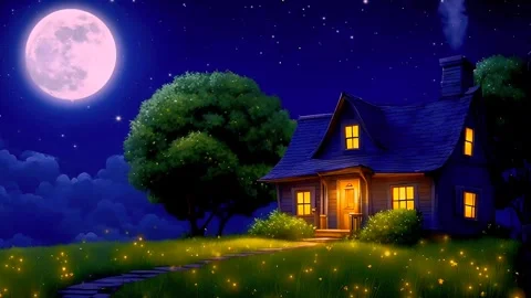 The atmosphere of a remote house in the mountains Stock Footage 280205504
