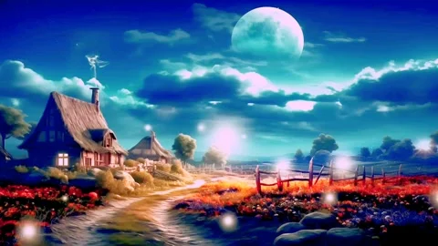 The atmosphere of a remote house in the mountains Stock Footage 280556036