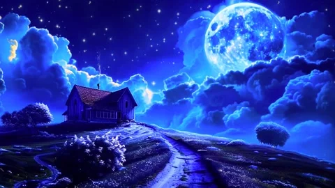 The atmosphere of a remote house in the mountains Stock Footage 280558623