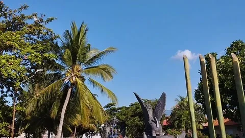 The atmosphere of the sky view at the harbor Stock Footage 213220001