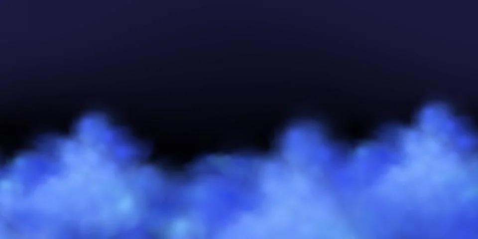The atmosphere of spring magic at dawn or summer night ,fog over land or wate Stock Illustration
