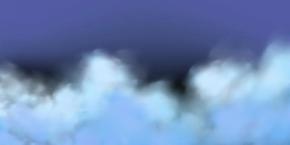 The atmosphere of spring magic at dawn or summer night ,fog over land or wate Stock Illustration