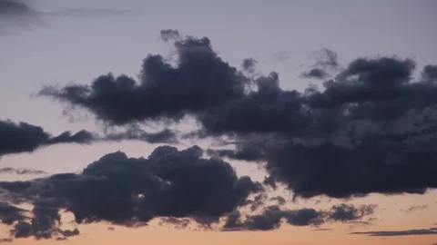 Atmosphere. Weather during sunset or sunrise.clouds slow motion. Beautiful 库存影片 266937588