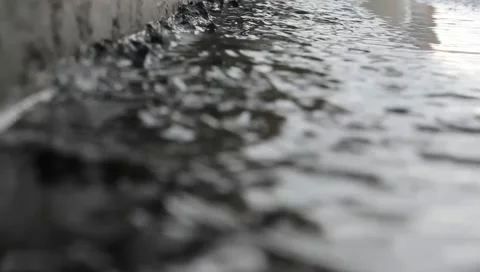 Atmosphere When it's Raining Stock Footage 233081852