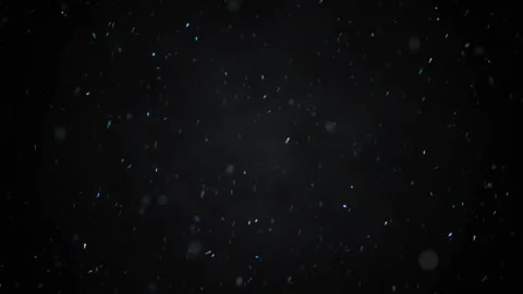 Atmospheric background  with glowing particles on black background snow Stock Footage 148536938