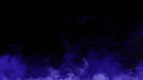 Atmospheric Blue Smoke Motion Overlay Stock-Footage 344730349