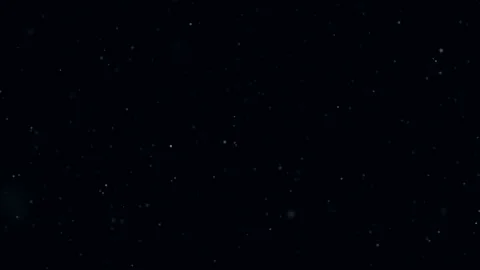 Atmospheric dust particles isolated on black background Stock Footage 148693558