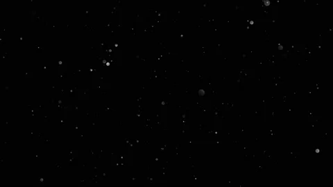 Atmospheric dust particles isolated on black background. Place it over your foot Stock Footage 148693628