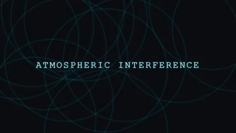 Atmospheric Interference Glitch Abstract Background for Tech Signal Distort.. Stock Footage 337655738