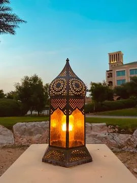 Atmospheric lantern Stock Photos