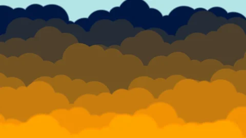 Atmospheric Layers and Dynamic Storm Stock Footage 291076695