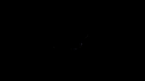 Atmospheric Lightning Ambient Storm Cloud Bloom VFX Overlay On Black Screen Stock Footage 338097831