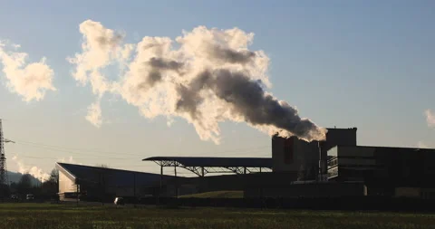 Atmospheric pollution Stock Footage 166745401