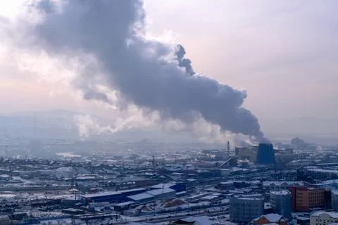 Atmospheric pollution Stock-Fotos